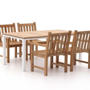 Sunyard Wales/Linosa 180cm dining tuinset 5-delig