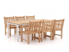 + 10 % Kassenrabatt | Sunyard Wales/Linosa 240 cm Gartenmöbel-Set 7-teilig