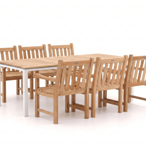 Sunyard Wales/Linosa 240cm dining tuinset 7-delig