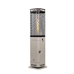 + 10 % Kassenrabatt | Monti HeatLine Blaze Pellet Heizstrahler 26x26x95 cm