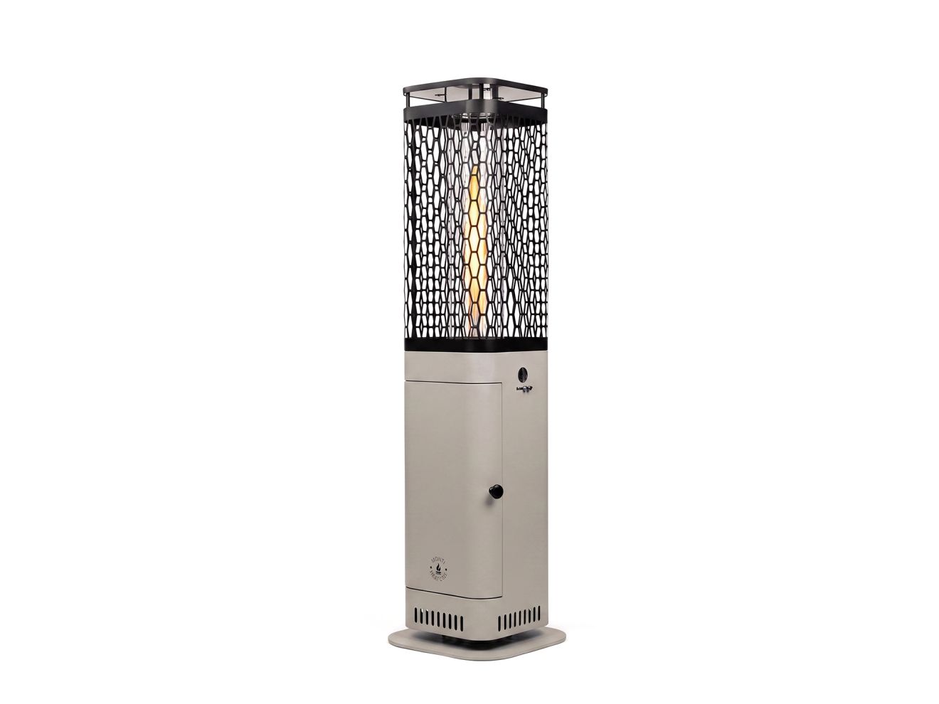 + 10 % Kassenrabatt | Monti HeatLine Blaze Pellet Heizstrahler 26x26x95 cm