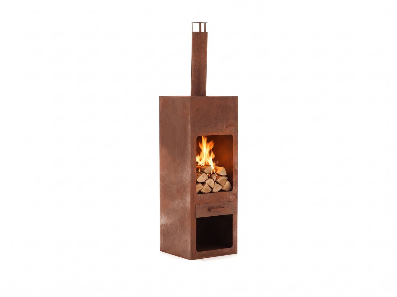 + 10 % Kassenrabatt | RedFire Jersey XXL Kamin 45x45x186 cm