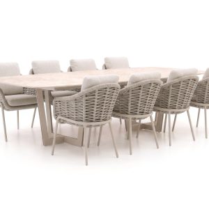 + 10 % Kassenrabatt | SUNS Casto/Palermo 280 cm Gartenmöbel-Set 9-teilig