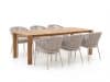 + 10 % Kassenrabatt | SUNS Santorini/Erice 240 cm Gartenmöbel-Set 7-teilig