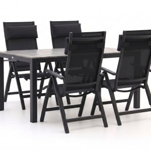 + 15 % Kassenrabatt | Bellagio Avenza/Fidenza 160 cm Gartenmöbel-Set 5-teilig verstellbar