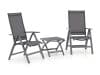 + 10 % Kassenrabatt | Bellagio Avenza/Pronto Balkonmöbel-Set 3-teilig verstellbar