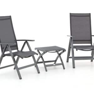 + 10 % Kassenrabatt | Bellagio Avenza/Pronto Balkonmöbel-Set 3-teilig verstellbar