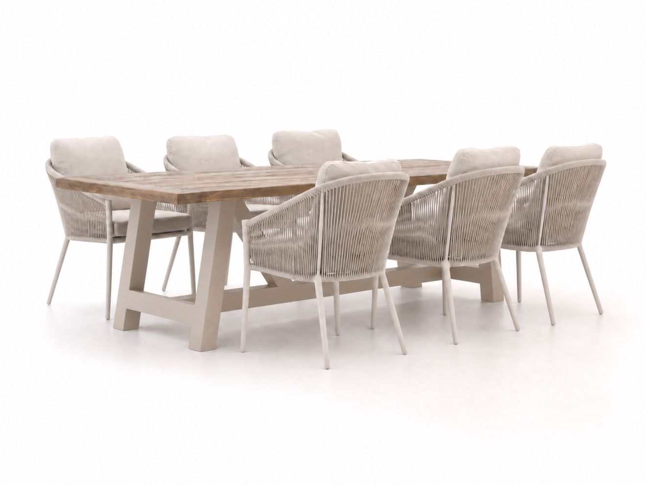 + 15 % Kassenrabatt | Bellagio Mineo/Bresimo 260 cm Gartenmöbel-Set 7-teilig