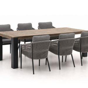 + 15 % Kassenrabatt | Bellagio Mineo/ROUGH-X 240 cm Gartenmöbel-Set 7-teilig