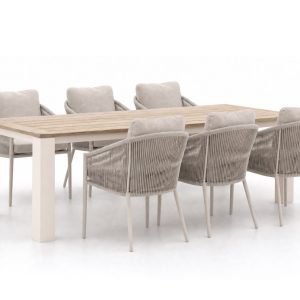 + 15 % Kassenrabatt | Bellagio Mineo/ROUGH-X 240 cm Gartenmöbel-Set 7-teilig