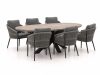 + 15 % Kassenrabatt | Bellagio Mineo/ROUGH-Y Ellips 240 cm Gartenmöbel-Set 7-teilig
