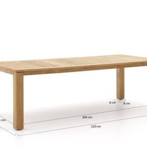 + 10 % Kassenrabatt | Bellagio Omodeo/Buxton 220 cm Gartenmöbel-Set 7-teilig