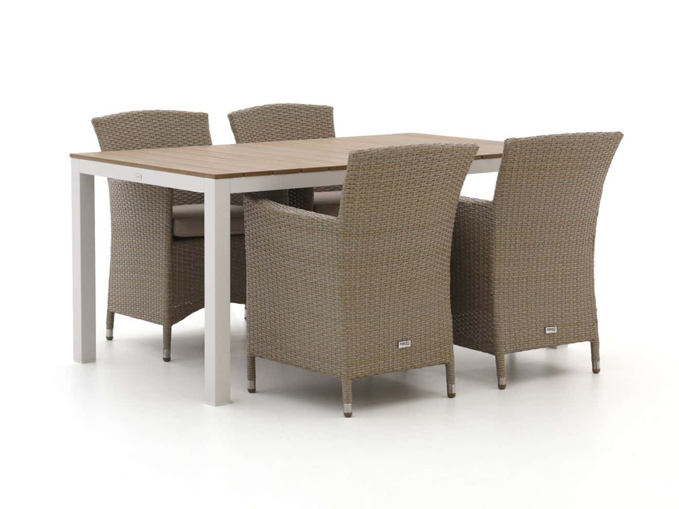 + 10 % Kassenrabatt | Forza Cecita/Fidenza 160 cm Gartenmöbel-Set 5-teilig