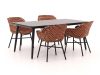 + 15 % Kassenrabatt | Hartman Delphine/Sophie Studio 170 cm Gartenmöbel-Set 5-teilig