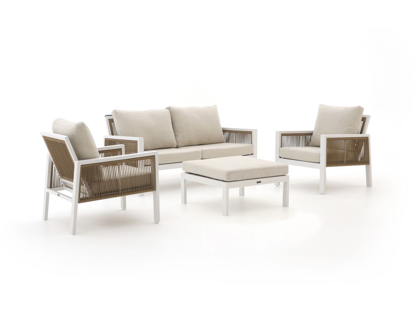+ 15 % Kassenrabatt | Manifesto Alzano Sessel-Sofa Lounge-Set 4-teilig