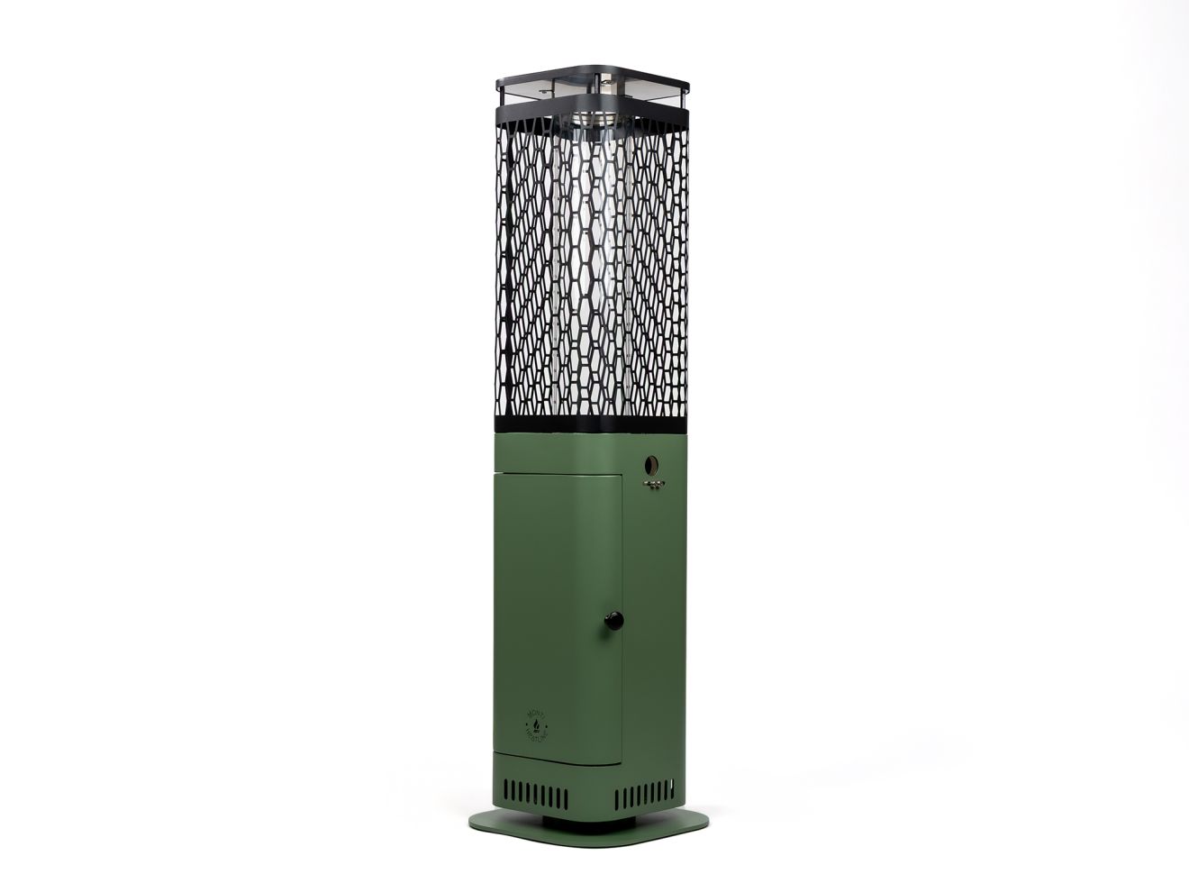 + 15 % Kassenrabatt | Monti HeatLine Blaze Pellet Heizstrahler 26x26x95 cm