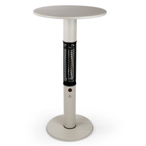 + 15 % Kassenrabatt | Monti HeatLine Vibe Bartisch mit Heizstrahler 1500 W ø 60 cm (h: 110 cm)