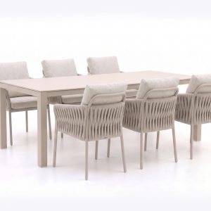 + 15 % Kassenrabatt | SUNS Fiave/Monte Vari 240 cm Gartenmöbel-Set 7-teilig