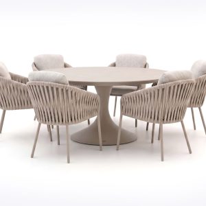 + 15 % Kassenrabatt | SUNS Nappa/Nova ø 170 cm Gartenmöbel-Set 7-teilig