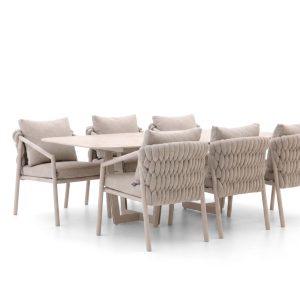 + 10 % Kassenrabatt | SUNS Sato/Palermo 240 cm Gartenmöbel-Set 7-teilig