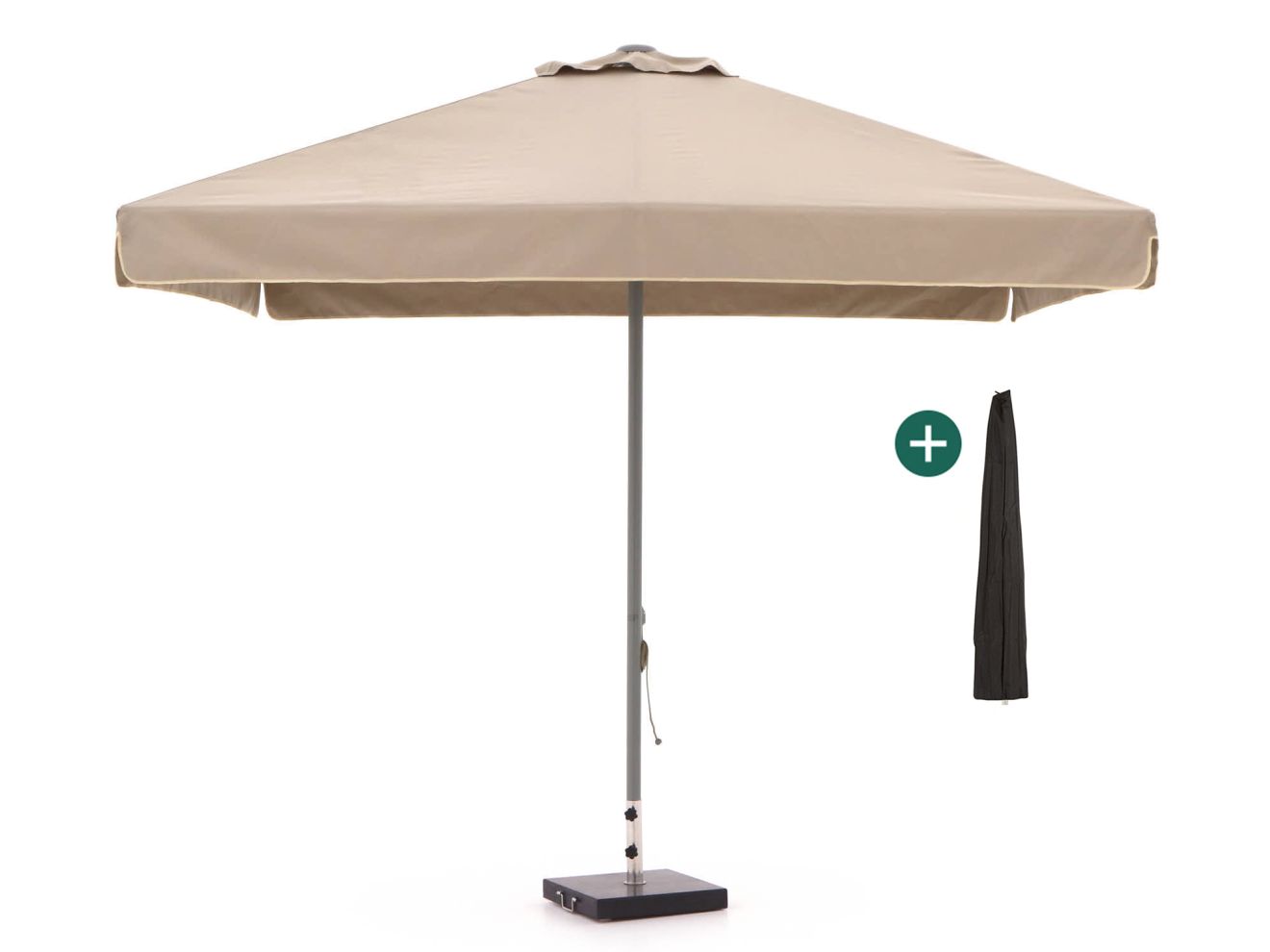 + 10 % Kassenrabatt | Shadowline Bonaire Sonnenschirm 300x300 cm
