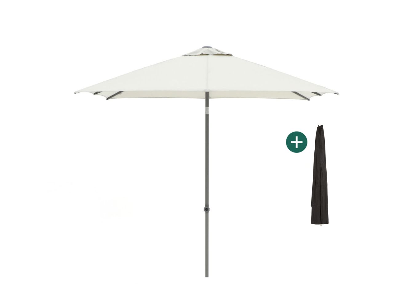 + 10 % Kassenrabatt | Shadowline Push-up Sonnenschirm 240x240 cm
