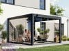 Pergola Magnus Aluminium 400 x 350 cm Anthrazit – Pergola mit verstellbaren Aluminium Hohlkammerlamellen