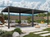 Pergola Magnus Aluminium 700 x 400 cm Anthrazit – Pergola mit verstellbaren Aluminium Hohlkammerlamellen