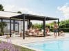 Premium Pergola ZENO 545 x 293 cm aus Stahl | Anthrazit RAL 7016 | Lamellendach