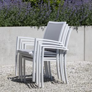 + 10 % Kassenrabatt | Bellagio Anzio/Fidenza 220 cm Gartenmöbel-Set 7-teilig stapelbar