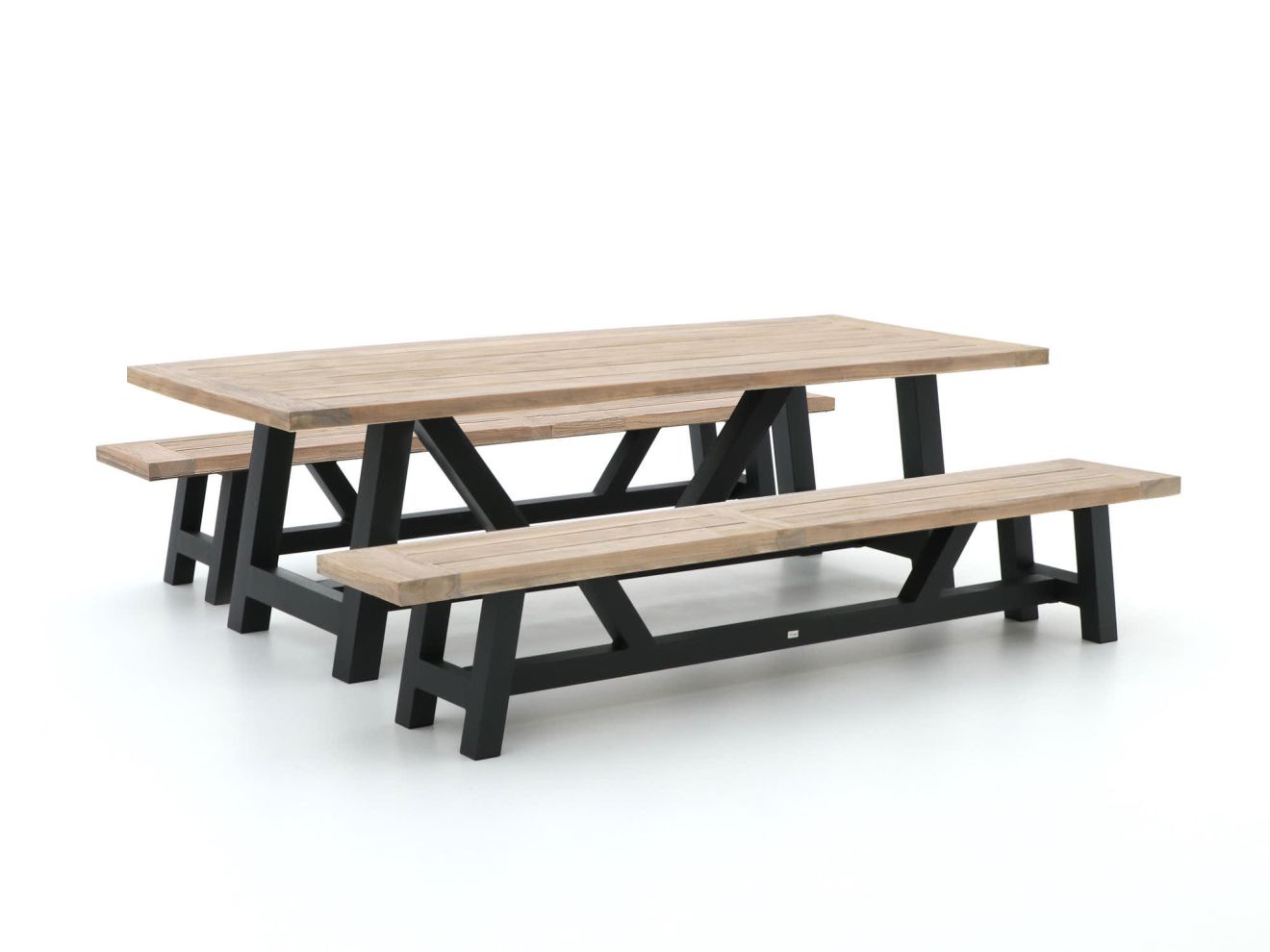 + 10 % Kassenrabatt | Bellagio Bresimo 260 cm Picknick Sitzgruppe 3-teilig