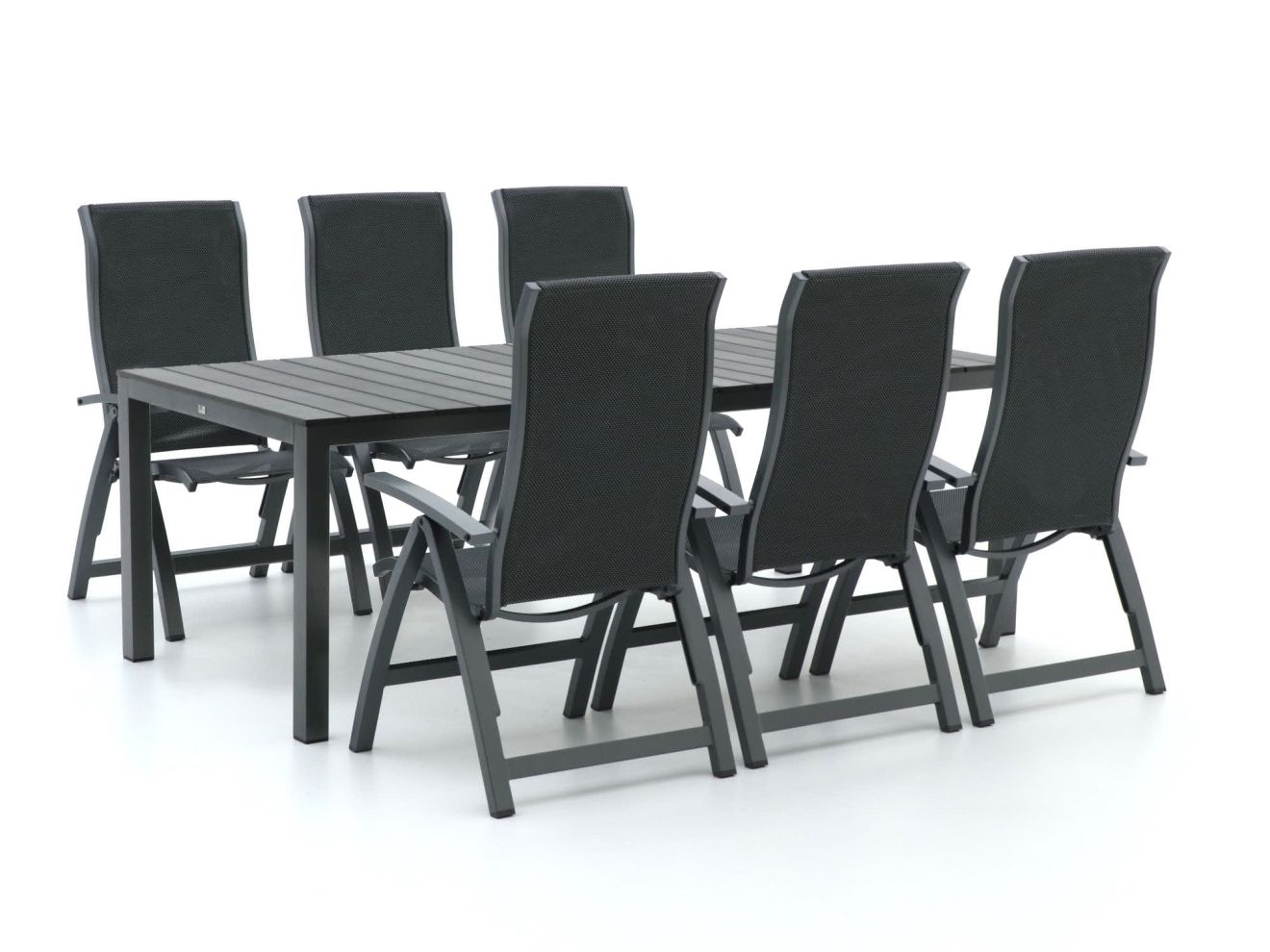 + 10 % Kassenrabatt | Bellagio Fermo/Fidenza 220 cm Gartenmöbel-Set 7-teilig verstellbar
