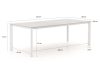 + 10 % Kassenrabatt | Bellagio Isolo Gartentisch 220x100x76 cm