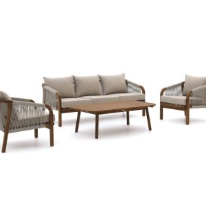 + 10 % Kassenrabatt | Bellagio Perzano Sessel-Sofa Lounge-Set 4-teilig