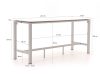 + 10 % Kassenrabatt | Bellagio Trecenta Bartisch 225x75x105cm