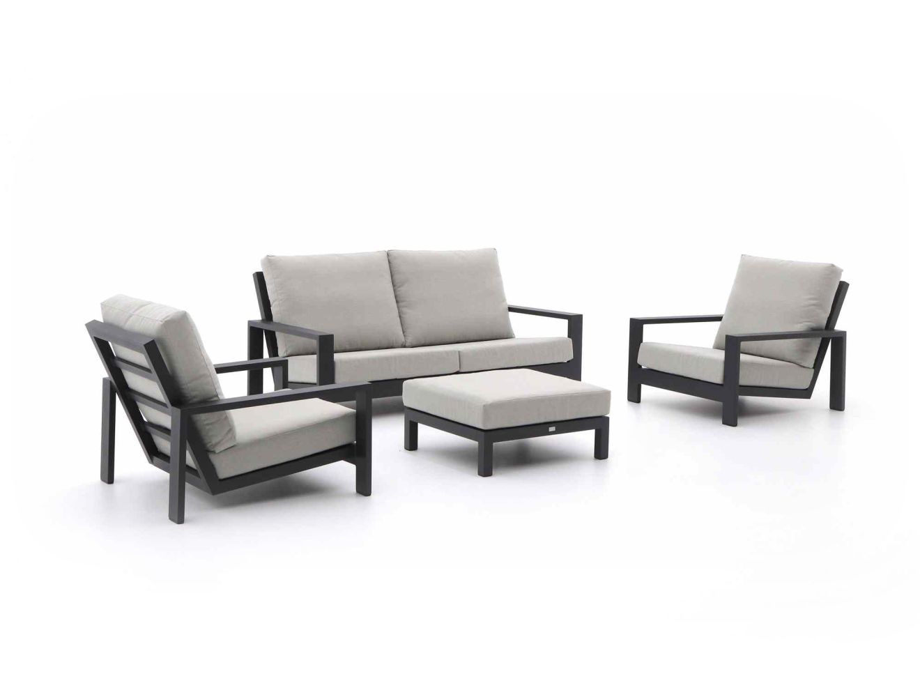 + 10 % Kassenrabatt | Bellagio Vezzano Sessel-Sofa Lounge-Set 4-teilig