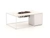 + 10 % Kassenrabatt | Cosidesign Line Lounge Feuertisch 120x80x47 cm