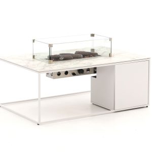 + 10 % Kassenrabatt | Cosidesign Line Lounge Feuertisch 120x80x47 cm