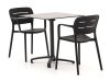 + 10 % Kassenrabatt | Forza Pazzia/Canzo 70 cm Gartenmöbel-Set 3-teilig stapelbar