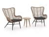 + 10 % Kassenrabatt | Intenso Rovello/ROUGH-K 40 cm Balkonmöbel-Set Lounge 3-teilig