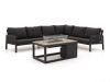 + 10 % Kassenrabatt | Manifesto Alzano/Cosiraw Ecklounge-Set mit Feuertisch 5-teilig