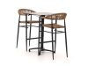 + 10 % Kassenrabatt | Manifesto Belpasso/Canzo 70 cm Gartenbar-Set 3-Teilig Stapelbar
