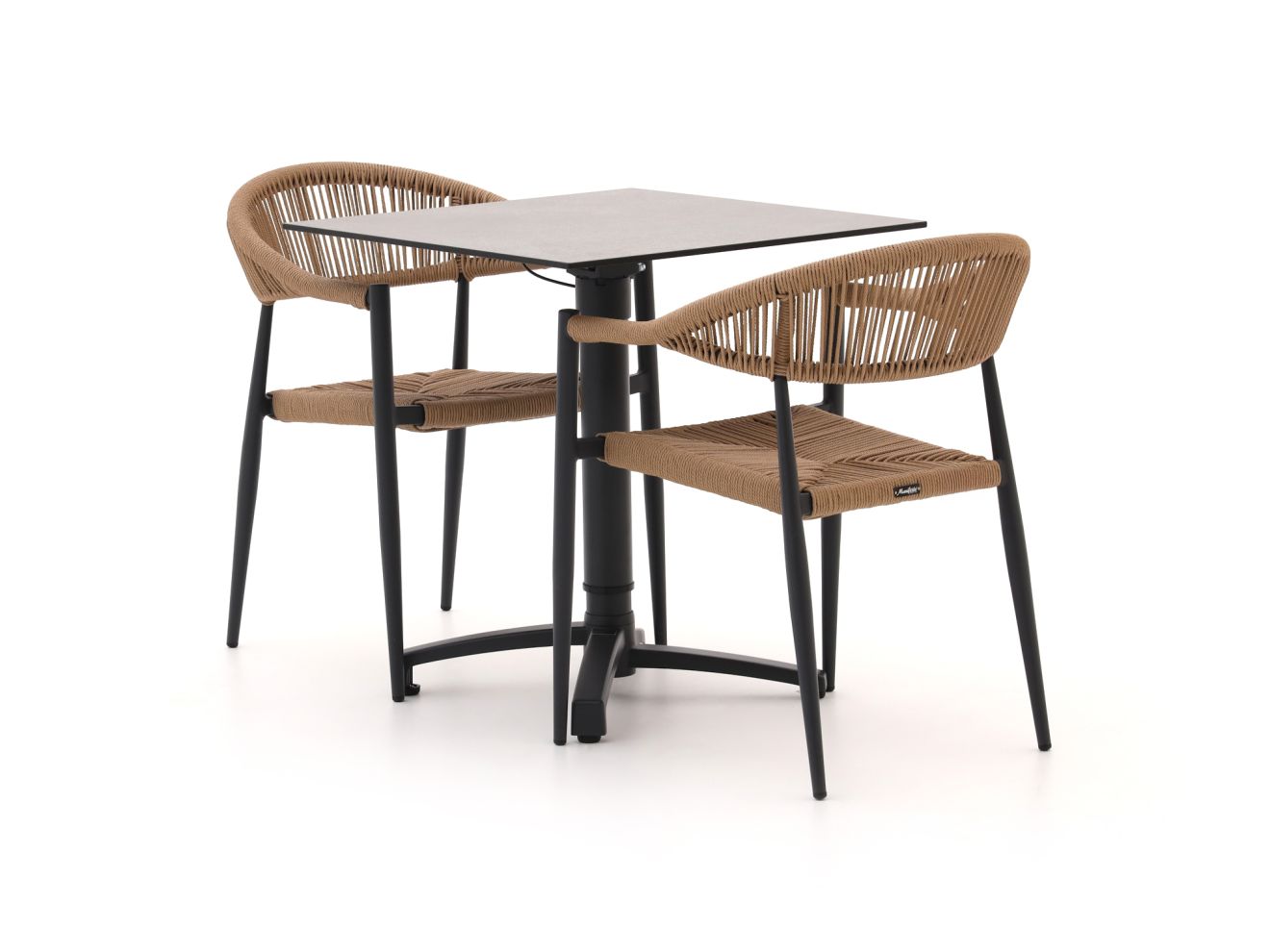 + 10 % Kassenrabatt | Manifesto Belpasso/Canzo 70 cm Gartenmöbel-Set 3-teilig verstelbar