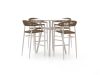 + 10 % Kassenrabatt | Manifesto Belpasso/Tritoni ø 110 cm Gartenbar-Set 5-teilig stapelbar