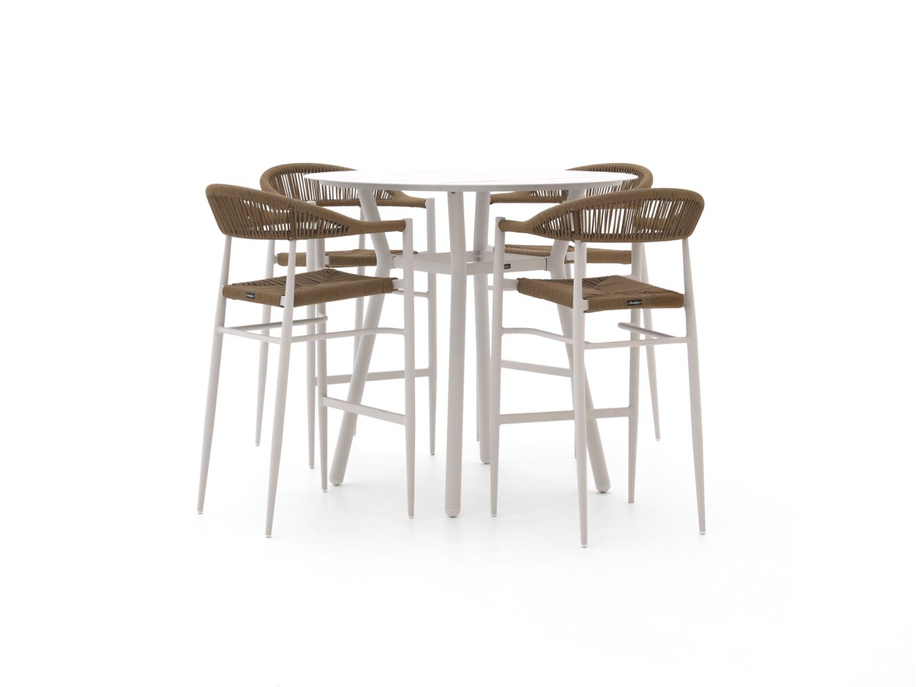 + 10 % Kassenrabatt | Manifesto Belpasso/Tritoni ø 110 cm Gartenbar-Set 5-teilig stapelbar