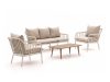+ 10 % Kassenrabatt | Manifesto Celante/ROUGH-K Sessel-Sofa-Lounge-Set 4-teilig 5-Sitzer