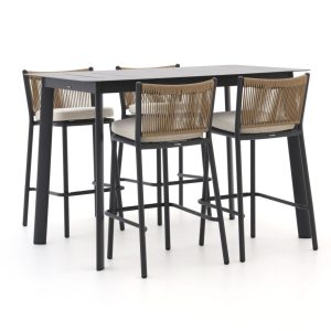 + 10 % Kassenrabatt | Manifesto Idro/Savio 150 cm Gartenbar-Set 5-teilig