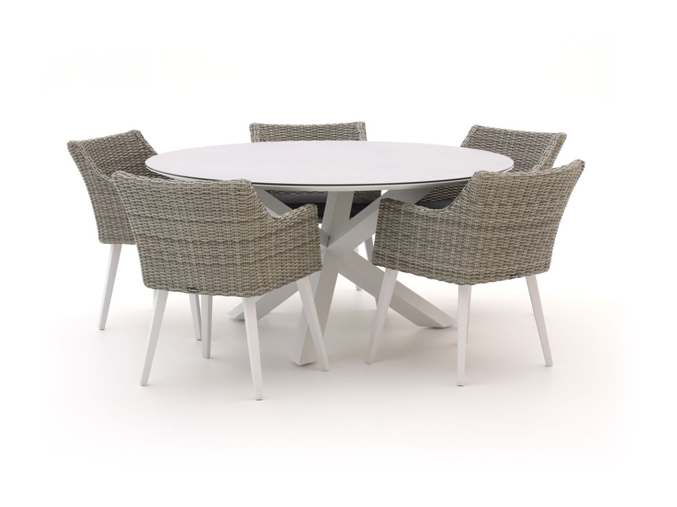 + 10 % Kassenrabatt | Manifesto Matese/Ferrone ø 150 cm Gartenmöbel-Set 6-teilig