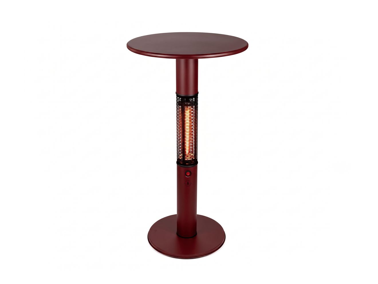 + 10 % Kassenrabatt | Monti HeatLine Vibe Bartisch mit Heizstrahler 1500 W ø 60 cm (h: 110 cm)