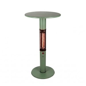+ 10 % Kassenrabatt | Monti HeatLine Vibe Bartisch mit Heizstrahler 1500 W ø 60 cm (h: 110 cm)